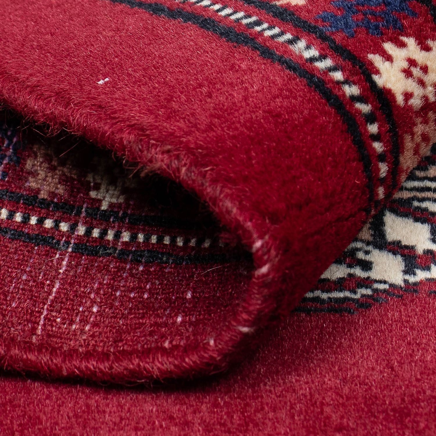 Afghansk tæppe - Bukhara - 303 x 253 cm - rød