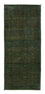 Løber Gabbeh Tæppe - Loribaft Persisk - 209 x 87 cm - grøn