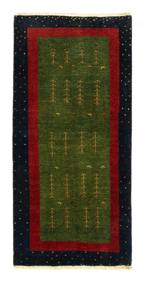 Løber Gabbeh Tæppe - Loribaft Persisk - 203 x 94 cm - flerfarvet