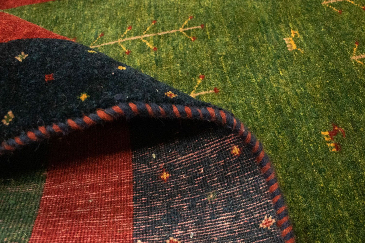 Løber Gabbeh Tæppe - Loribaft Persisk - 203 x 94 cm - flerfarvet