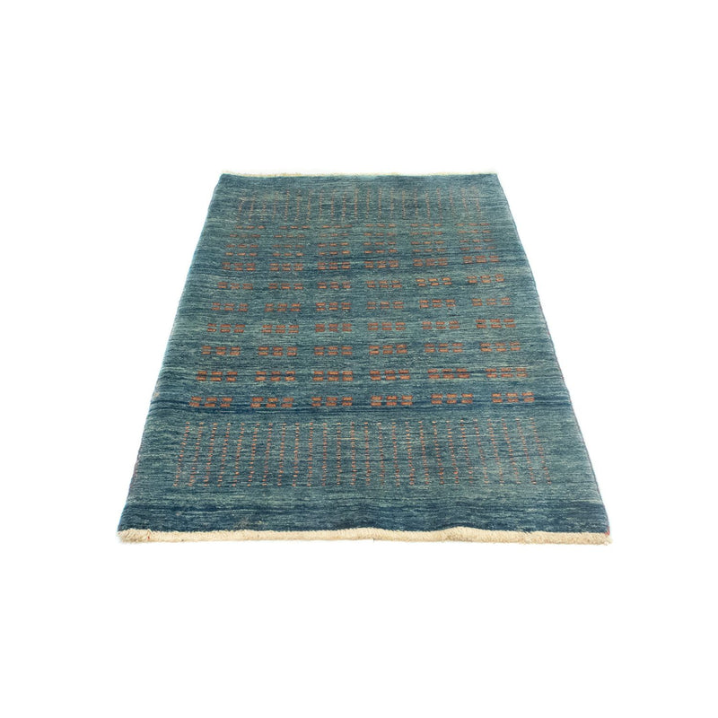 Løber Gabbeh Tæppe - Loribaft Persisk - 188 x 86 cm - blå