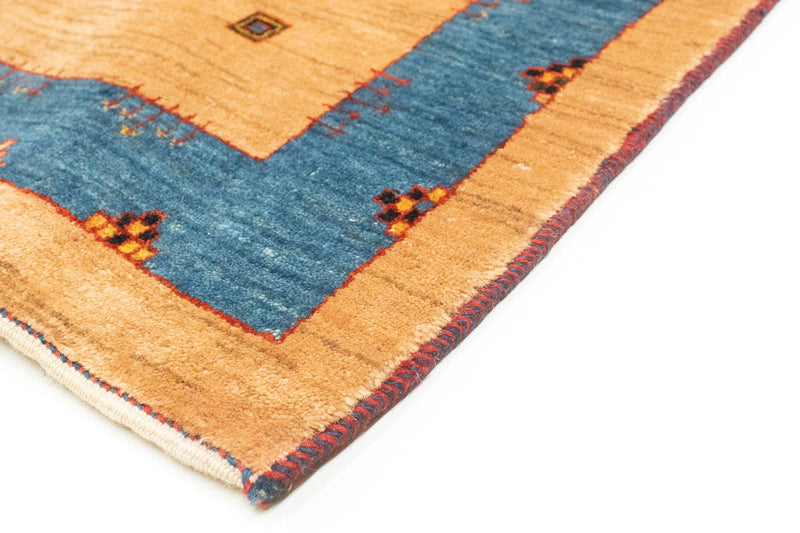 Løber Gabbeh Tæppe - Loribaft Persisk - 300 x 85 cm - lys brun