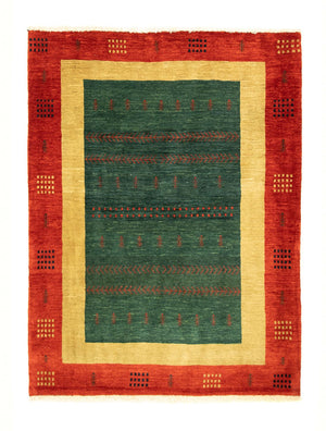 Gabbeh Tæppe - Loribaft Persisk - 181 x 127 cm - grøn