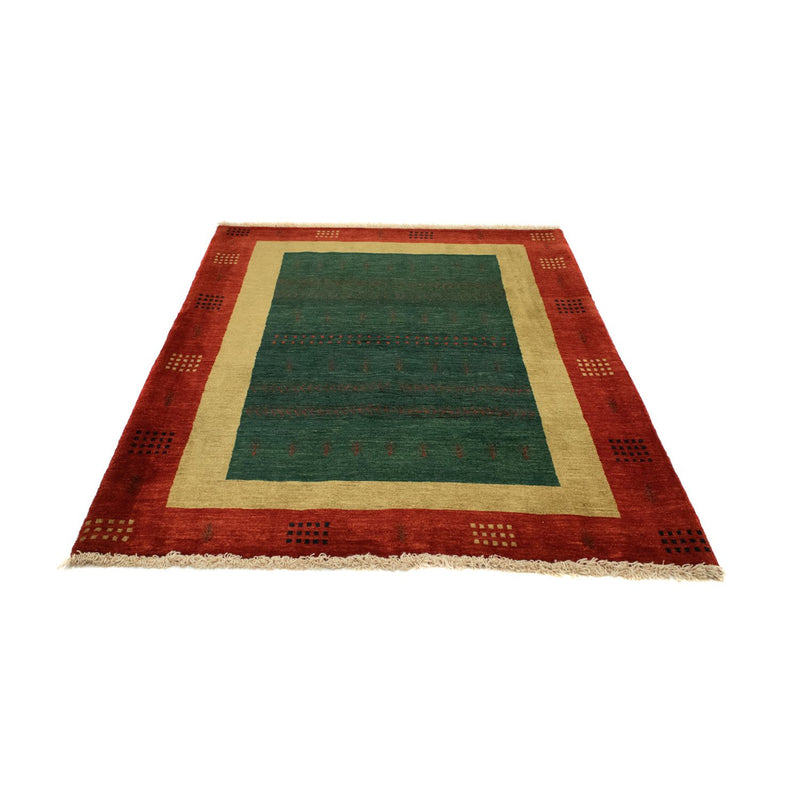 Gabbeh Tæppe - Loribaft Persisk - 181 x 127 cm - grøn