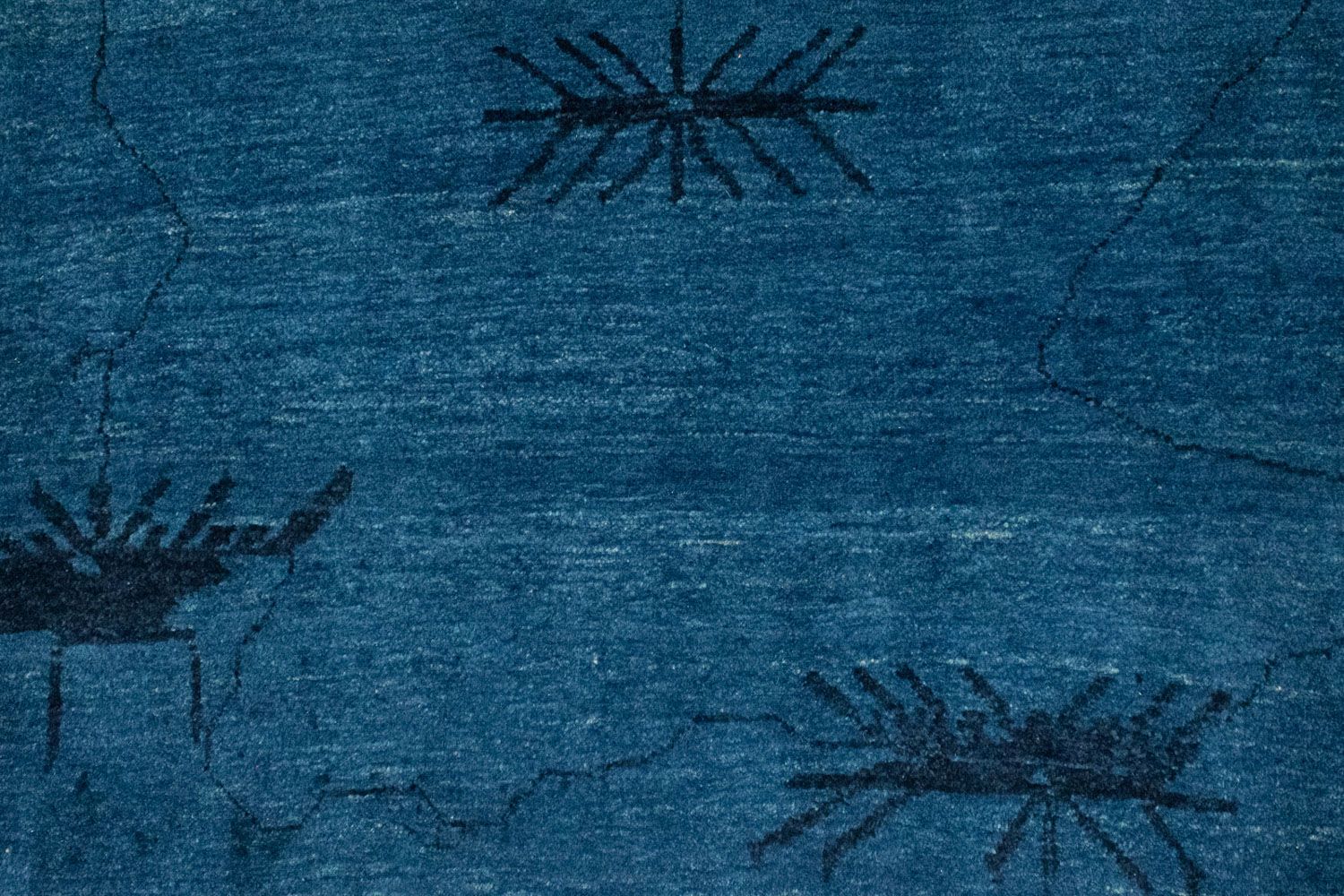 Gabbeh Tæppe - Loribaft Persisk - 150 x 102 cm - mørkeblå