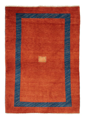 Gabbeh Tæppe - Loribaft Persisk - 210 x 142 cm - rød