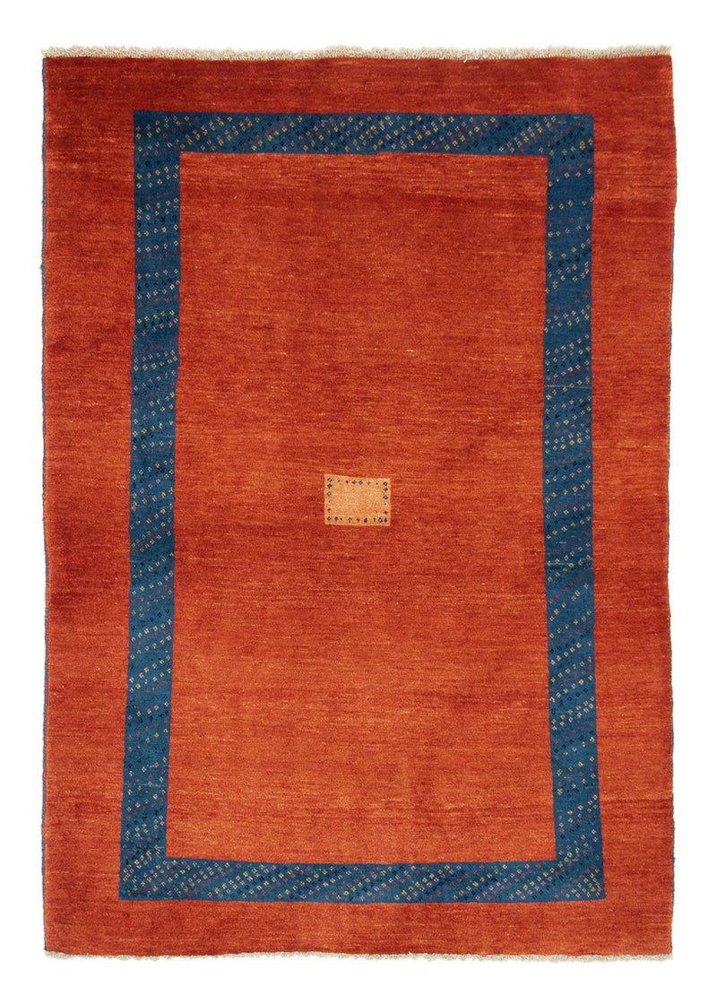 Gabbeh Tæppe - Loribaft Persisk - 210 x 142 cm - rød