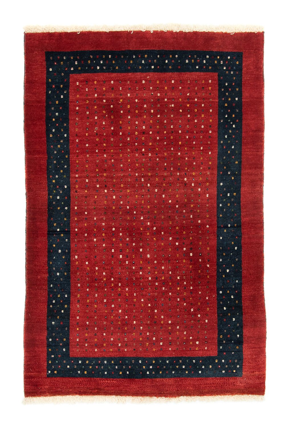 Gabbeh Tæppe - Loribaft Persisk - 155 x 103 cm - rød