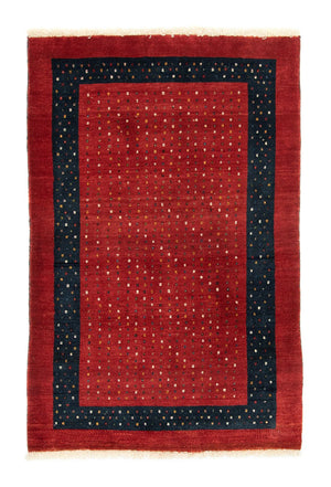 Gabbeh Tæppe - Loribaft Persisk - 155 x 103 cm - rød