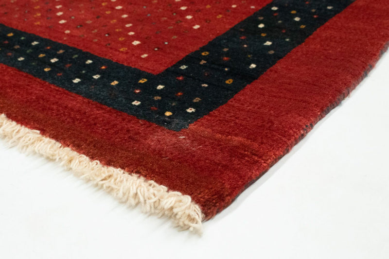 Gabbeh Tæppe - Loribaft Persisk - 155 x 103 cm - rød