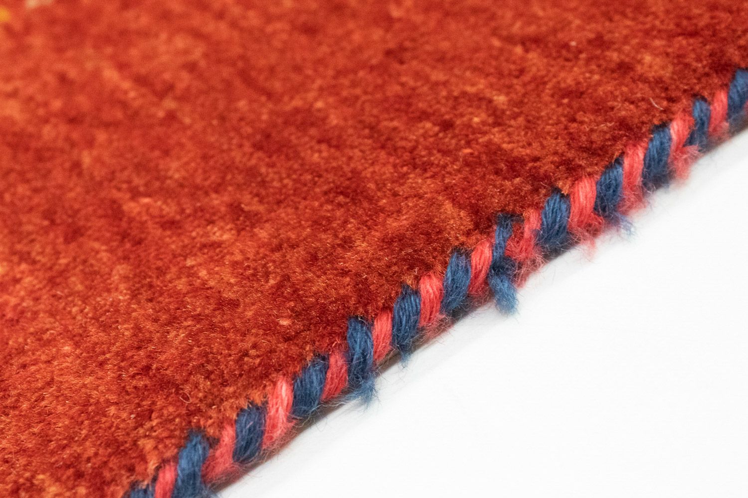 Gabbeh Tæppe - Loribaft Persisk - 140 x 103 cm - rød