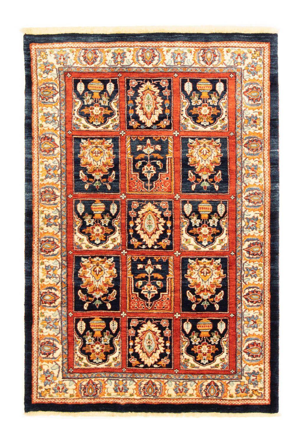 Gabbeh Tæppe - Loribaft Persisk - 157 x 103 cm - rød