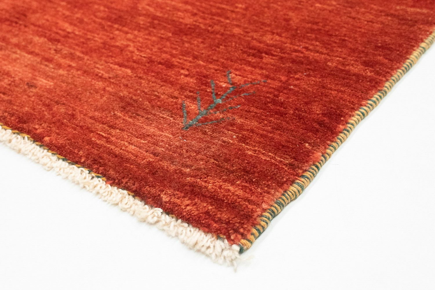 Gabbeh Tæppe - Loribaft Persisk - 146 x 90 cm - rød
