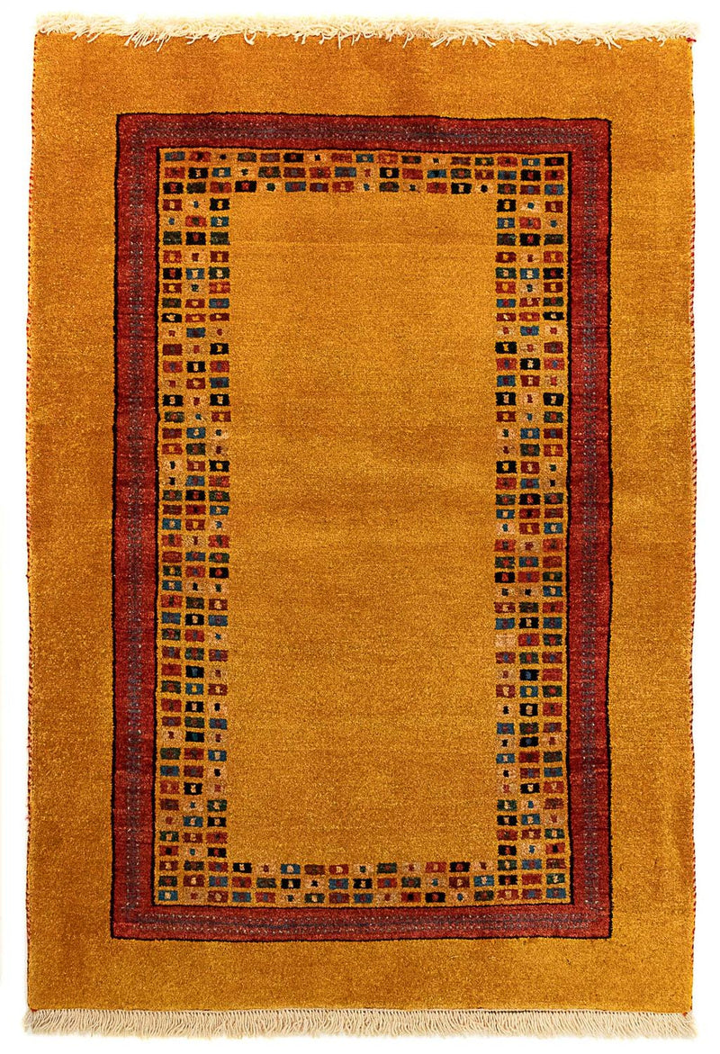 Gabbeh Tæppe - Loribaft Persisk - 118 x 84 cm - brun
