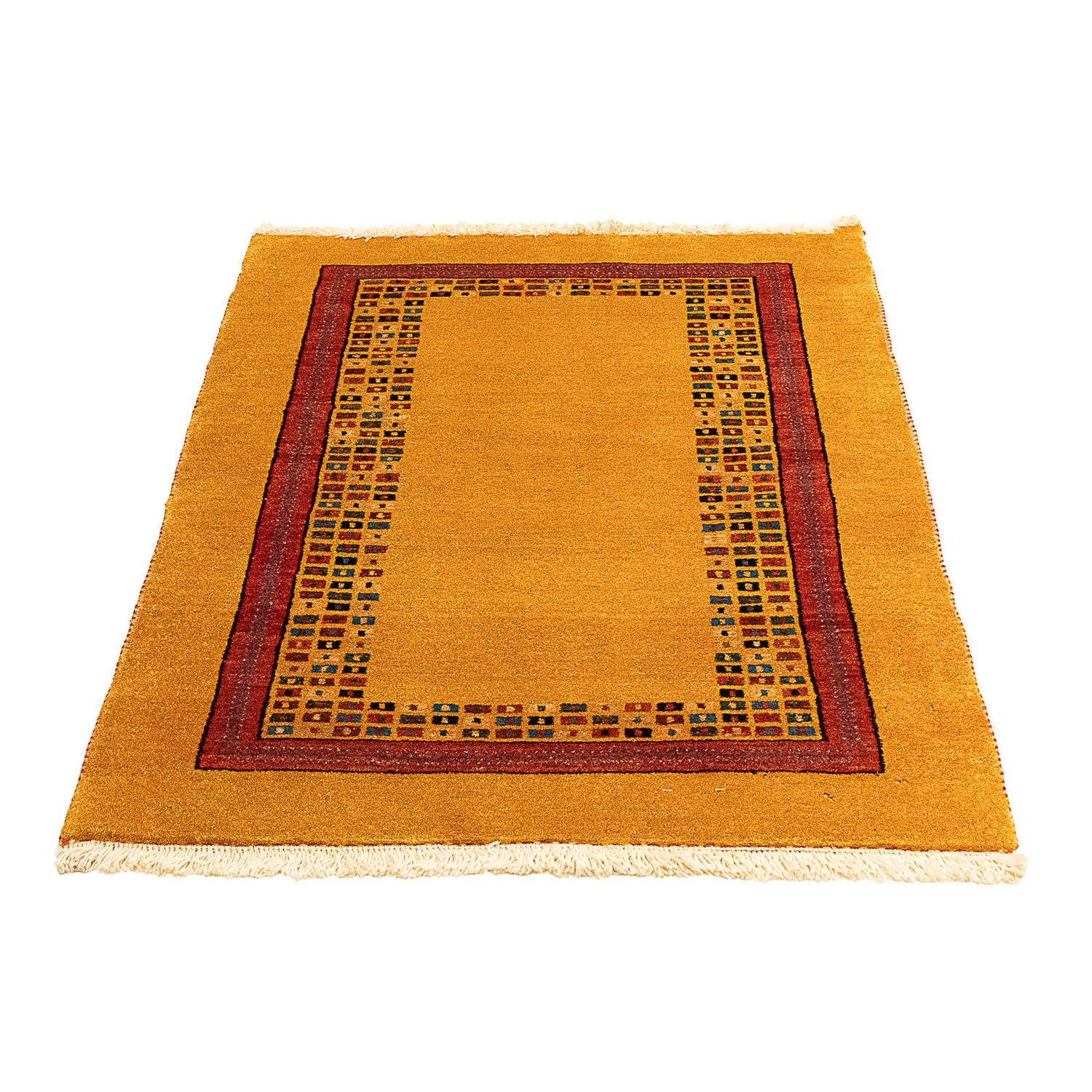 Gabbeh Tæppe - Loribaft Persisk - 118 x 84 cm - brun