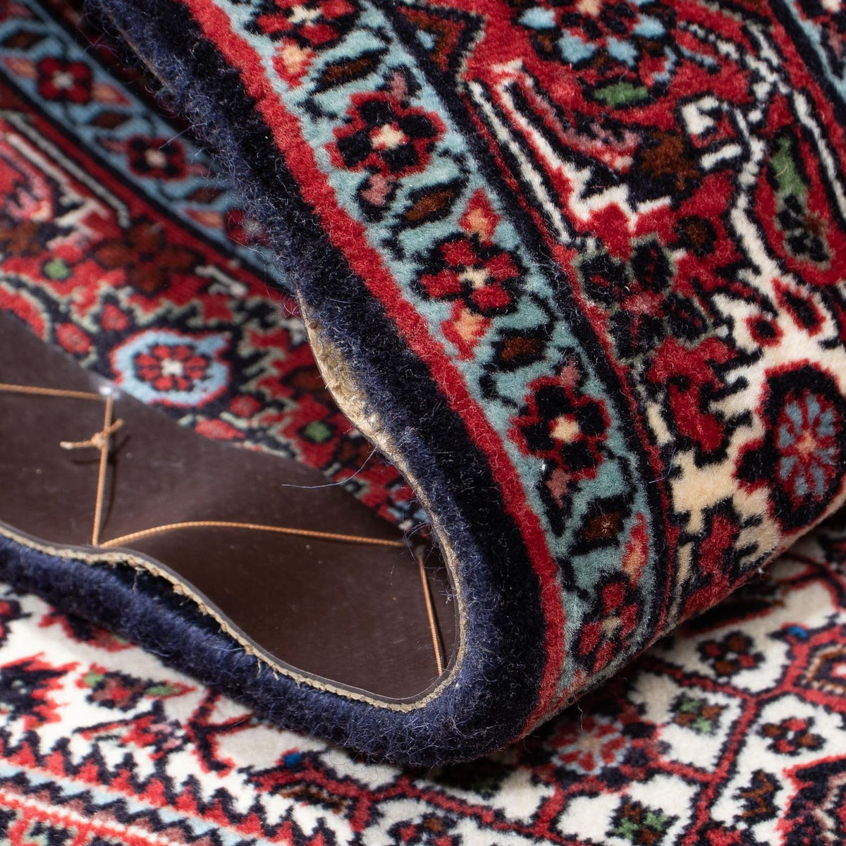 Løber Persisk tæppe - Bijar - 194 x 79 cm - mørkeblå