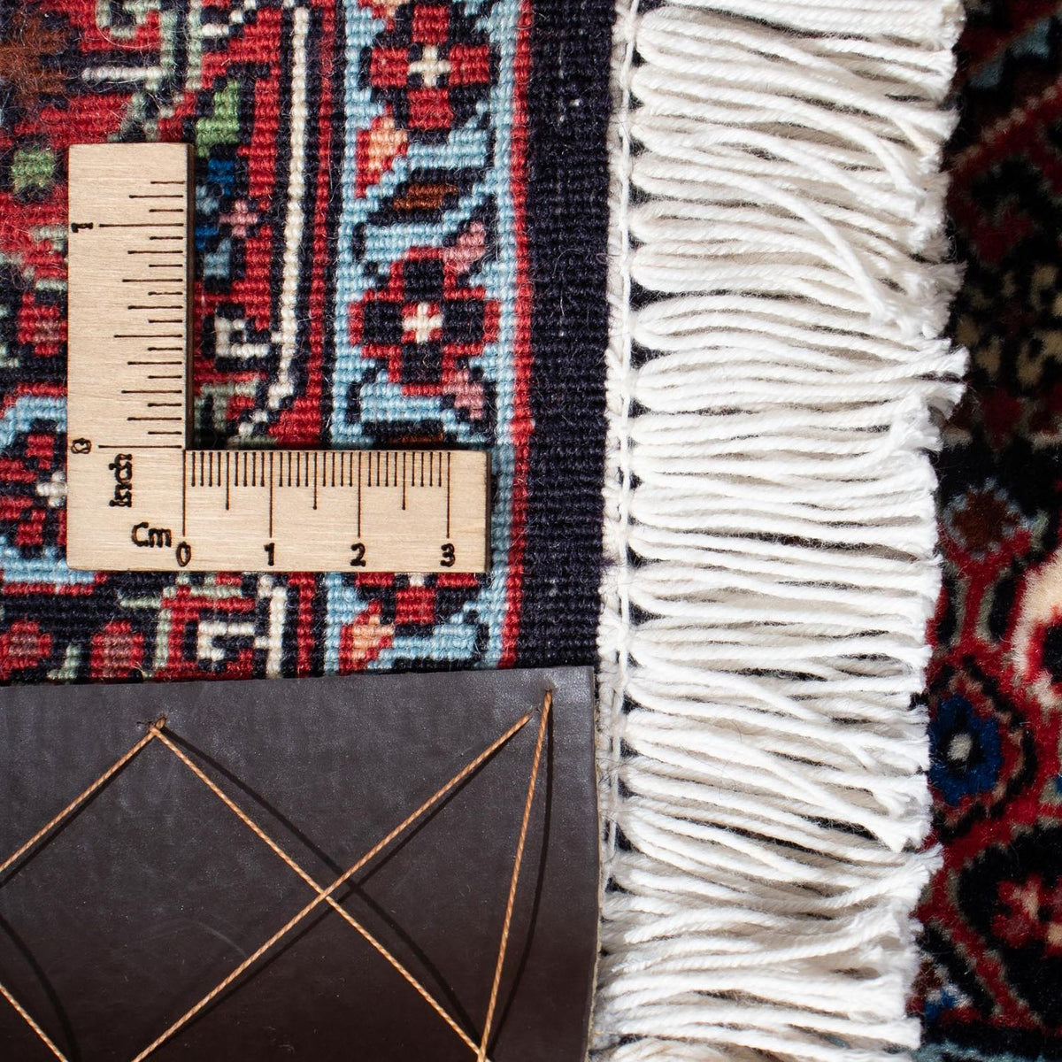 Løber Persisk tæppe - Bijar - 194 x 79 cm - mørkeblå