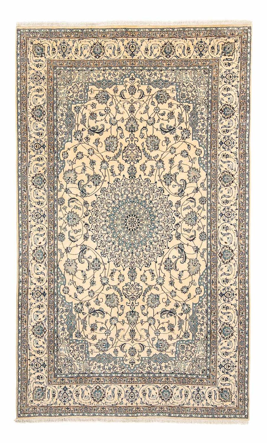 Persisk tæppe - Nain - 305 x 198 cm - beige