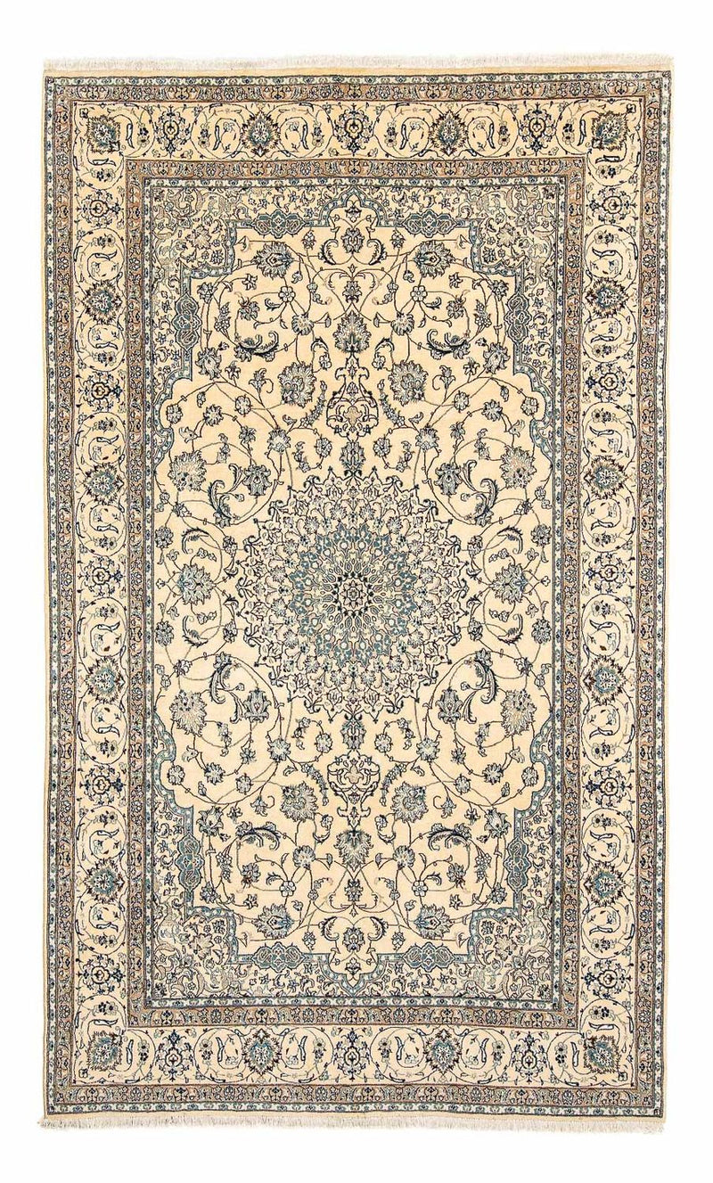 Persisk tæppe - Nain - 305 x 198 cm - beige