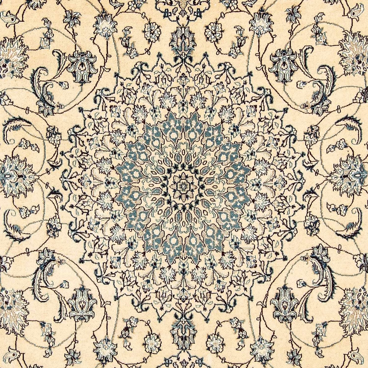 Persisk tæppe - Nain - 305 x 198 cm - beige