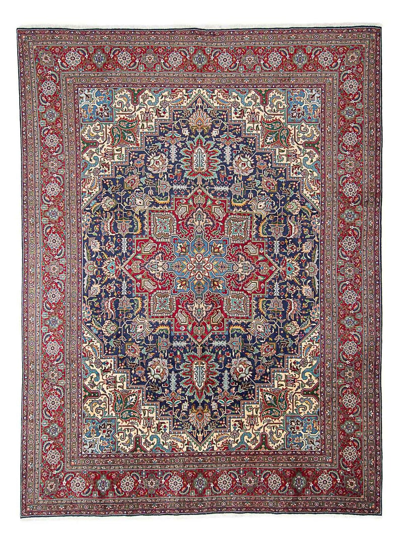 Persisk tæppe - Tabriz - Royal - 405 x 305 cm - blå