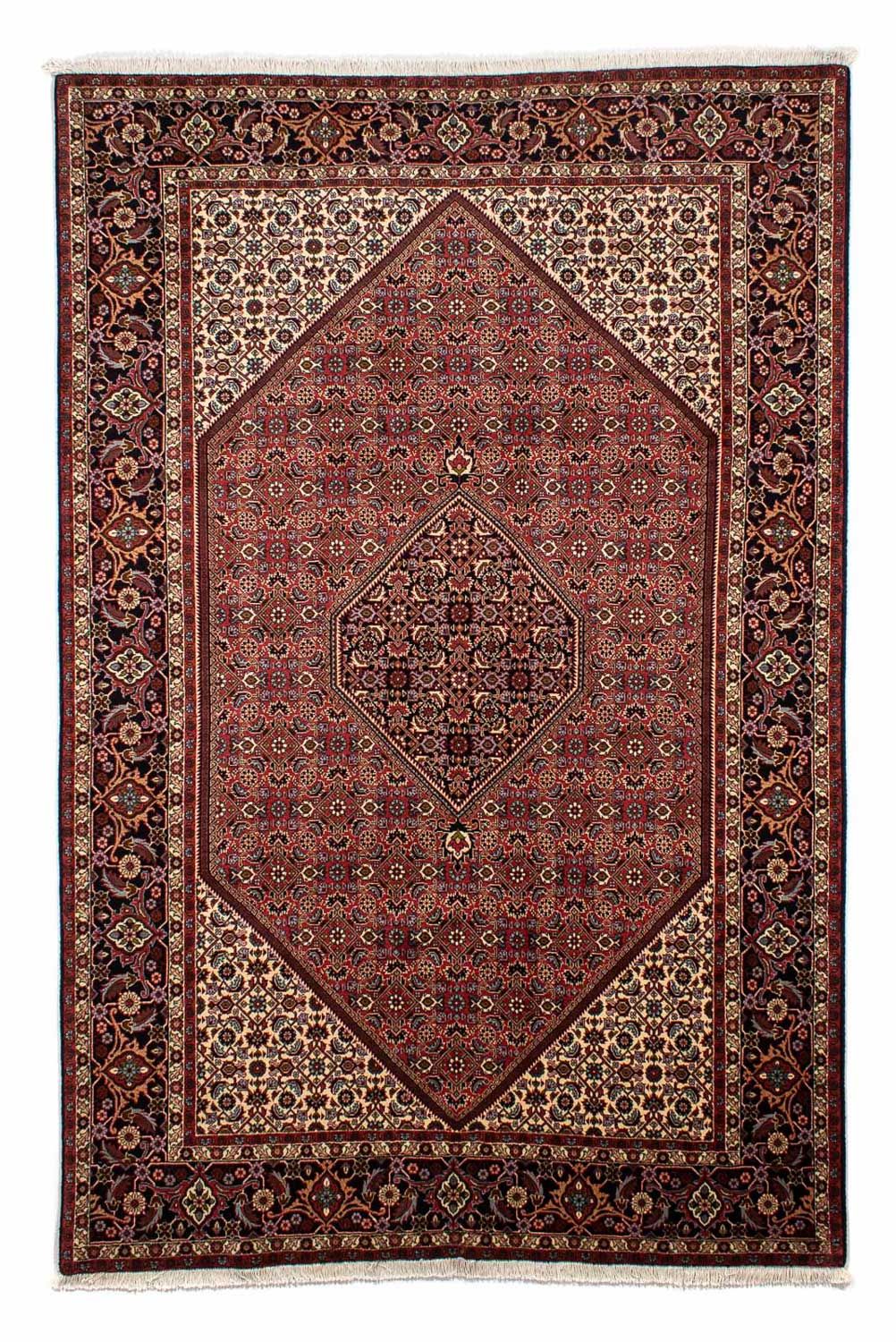 Persisk tæppe - Bijar - 296 x 198 cm - brun
