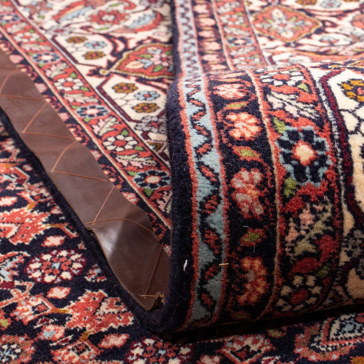 Persisk tæppe - Bijar - 350 x 249 cm - brun