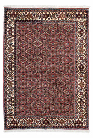 Persisk tæppe - Bijar - 199 x 140 cm - mørkeblå