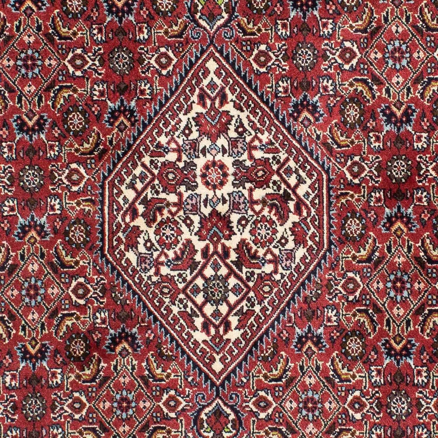 Persisk tæppe - Bijar - 210 x 141 cm - rød