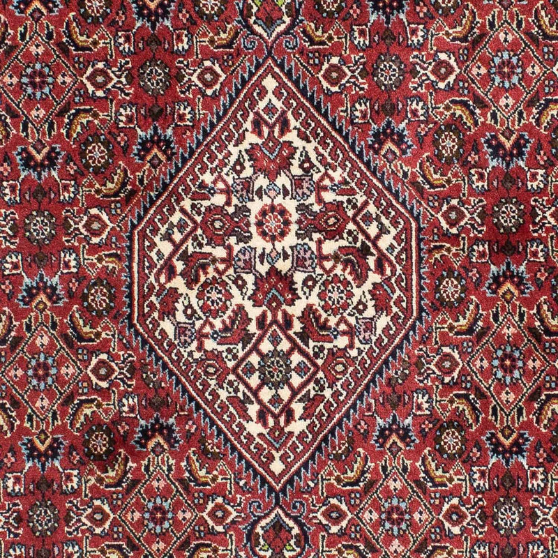 Persisk tæppe - Bijar - 210 x 141 cm - rød