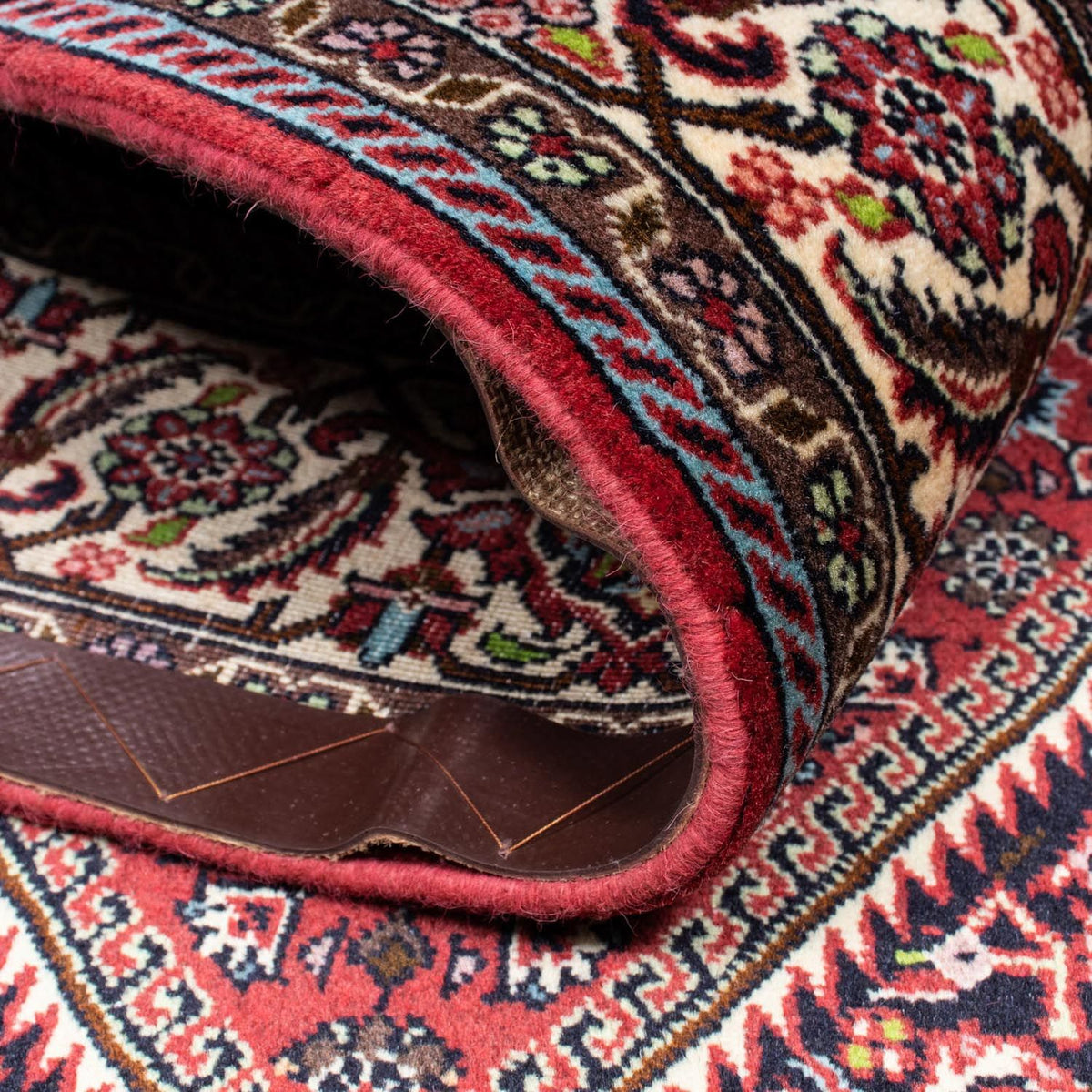 Persisk tæppe - Bijar - 210 x 141 cm - rød