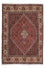Persisk tæppe - Bijar - 203 x 139 cm - rød