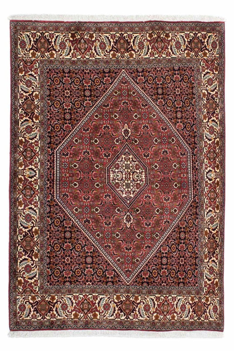 Persisk tæppe - Bijar - 203 x 139 cm - rød