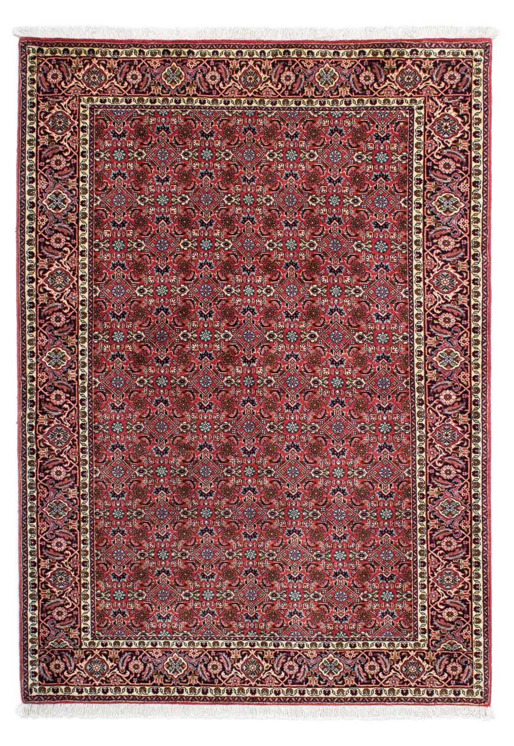 Persisk tæppe - Bijar - 200 x 140 cm - rød
