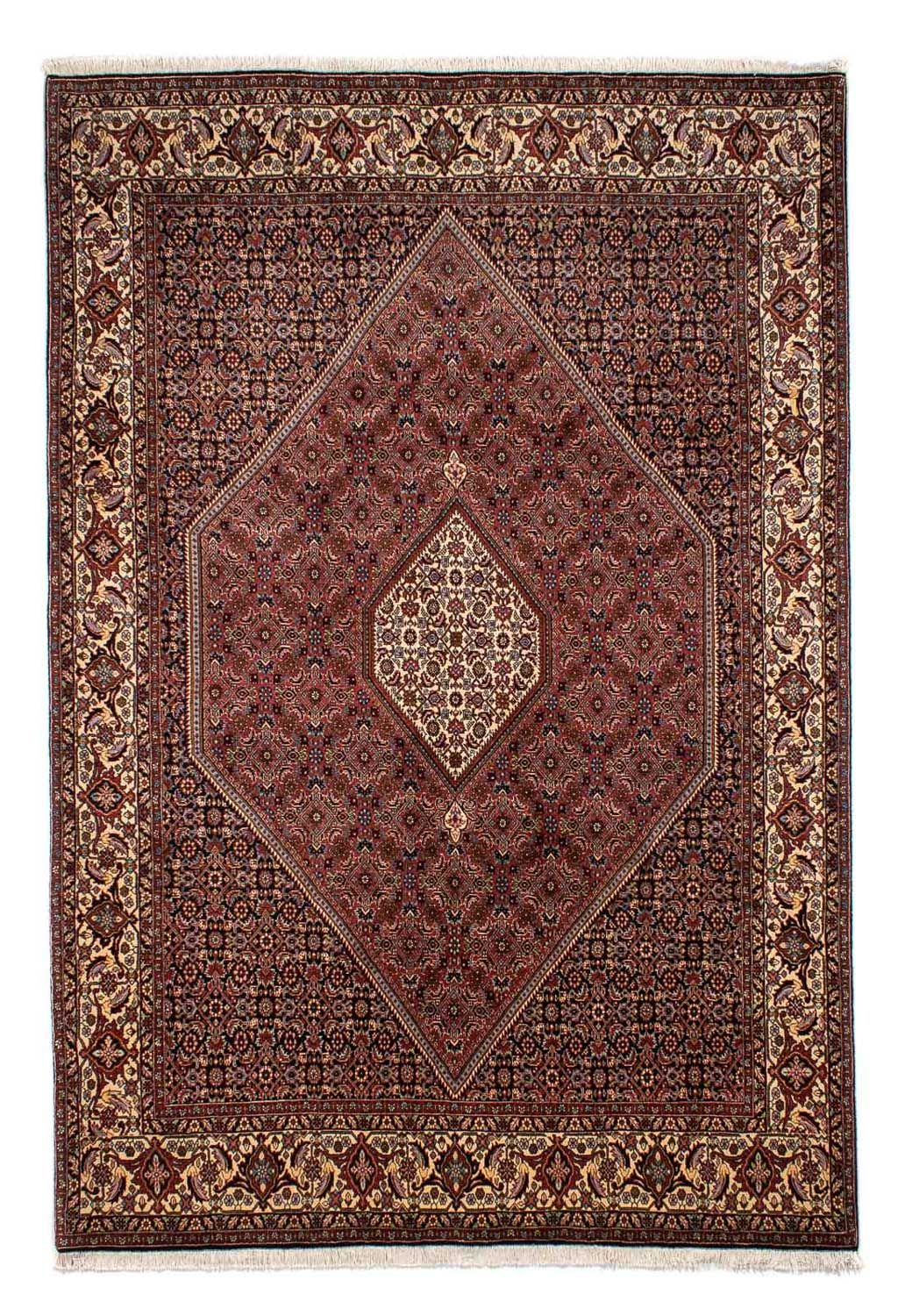 Persisk tæppe - Bijar - 298 x 198 cm - brun