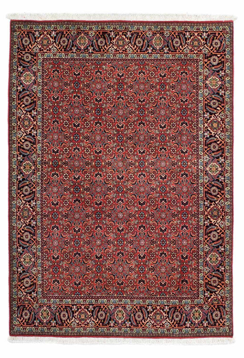 Persisk tæppe - Bijar - 199 x 139 cm - rød