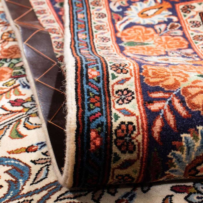 Persisk tæppe - Bijar - 205 x 136 cm - mørkerød