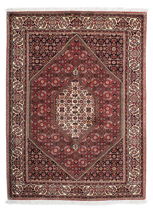 Persisk tæppe - Bijar - 198 x 147 cm - rød
