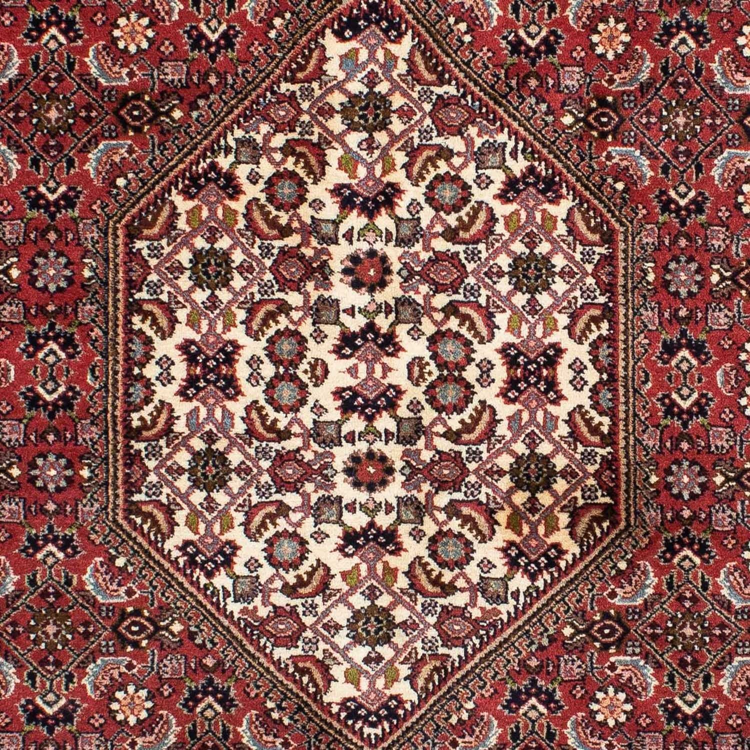 Persisk tæppe - Bijar - 198 x 147 cm - rød