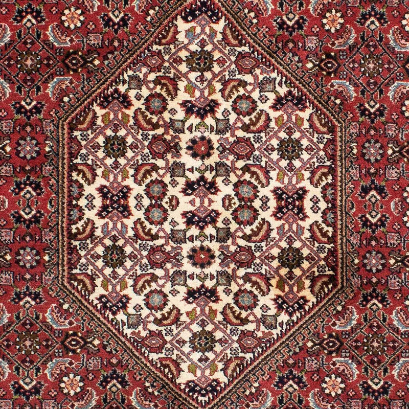 Persisk tæppe - Bijar - 198 x 147 cm - rød