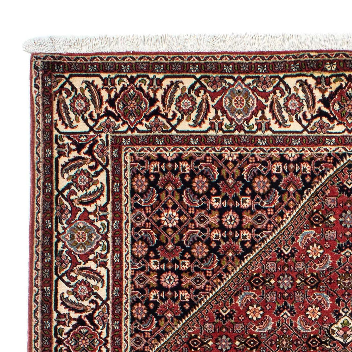 Persisk tæppe - Bijar - 198 x 147 cm - rød