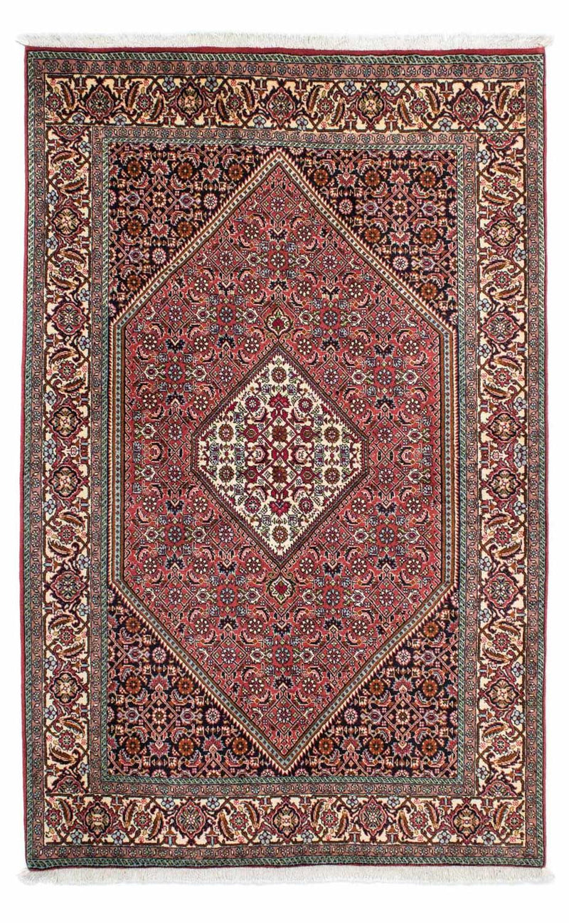 Persisk tæppe - Bijar - 222 x 138 cm - rød