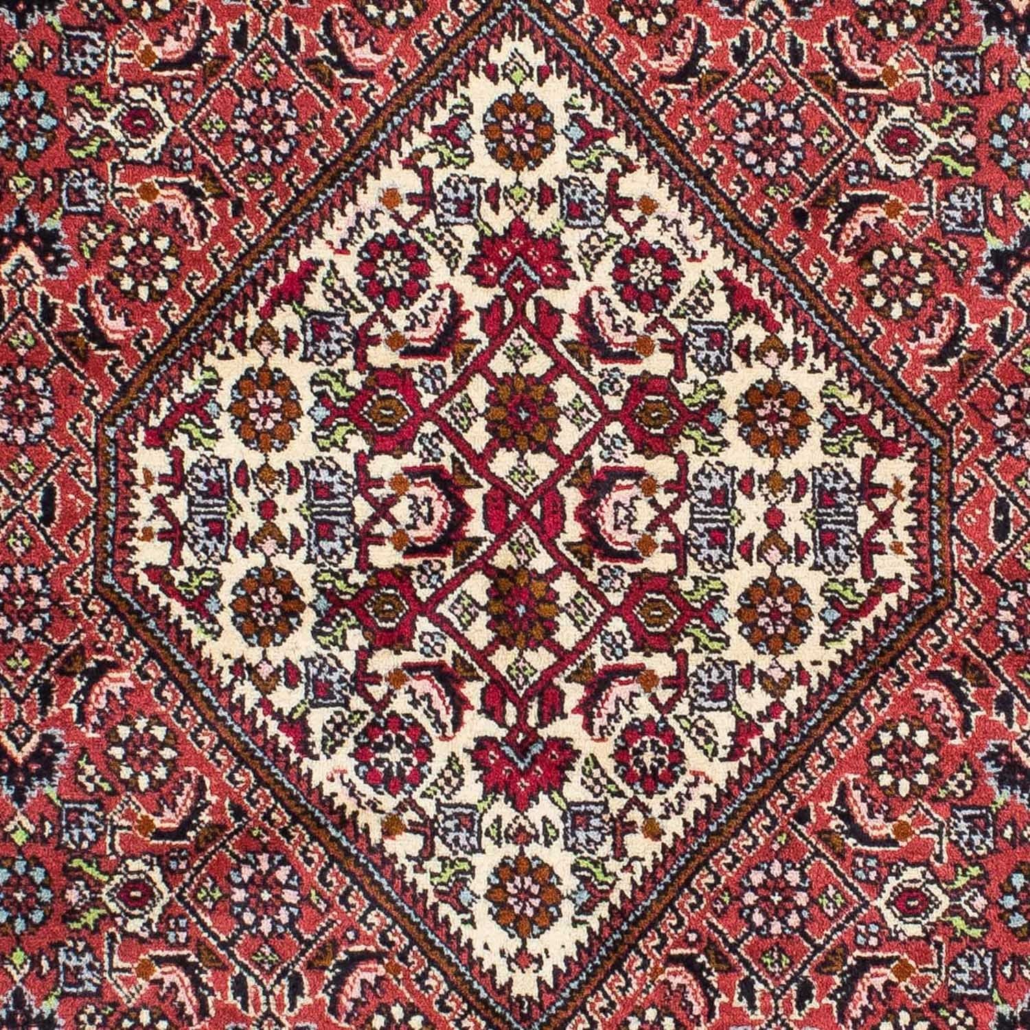 Persisk tæppe - Bijar - 222 x 138 cm - rød