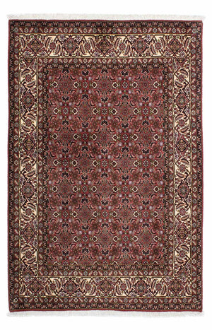 Persisk tæppe - Bijar - 208 x 139 cm - rød