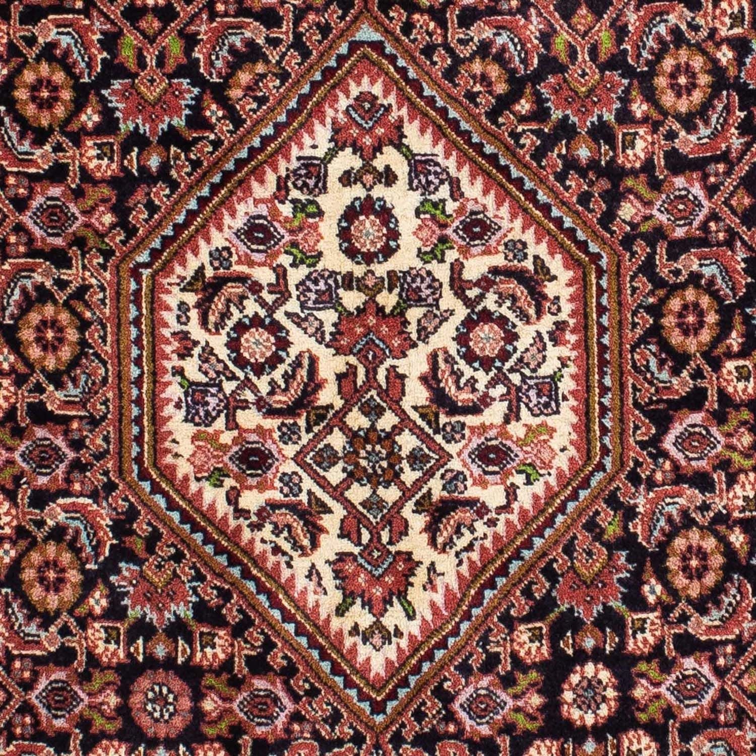 Persisk tæppe - Bijar - 206 x 136 cm - rød