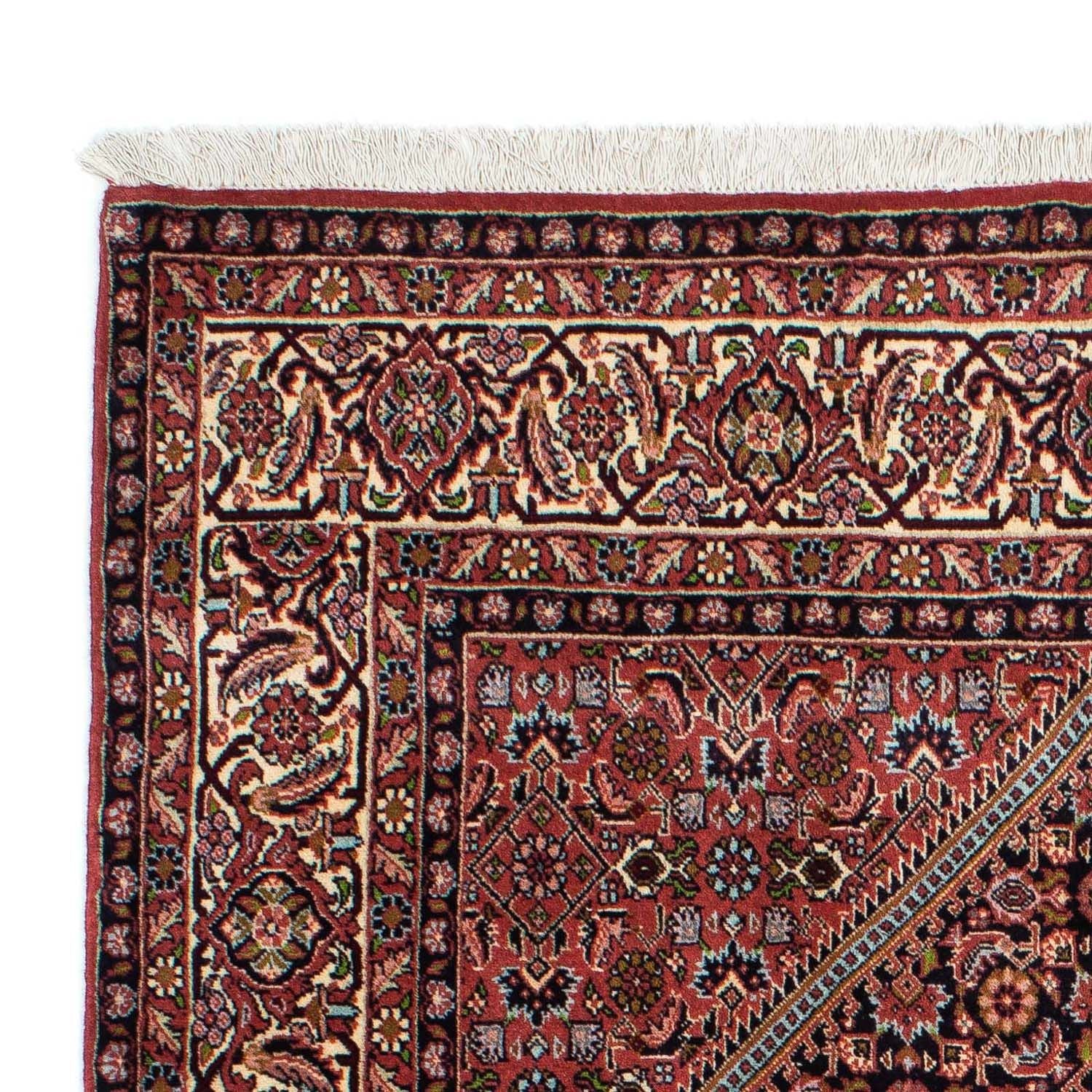 Persisk tæppe - Bijar - 206 x 136 cm - rød