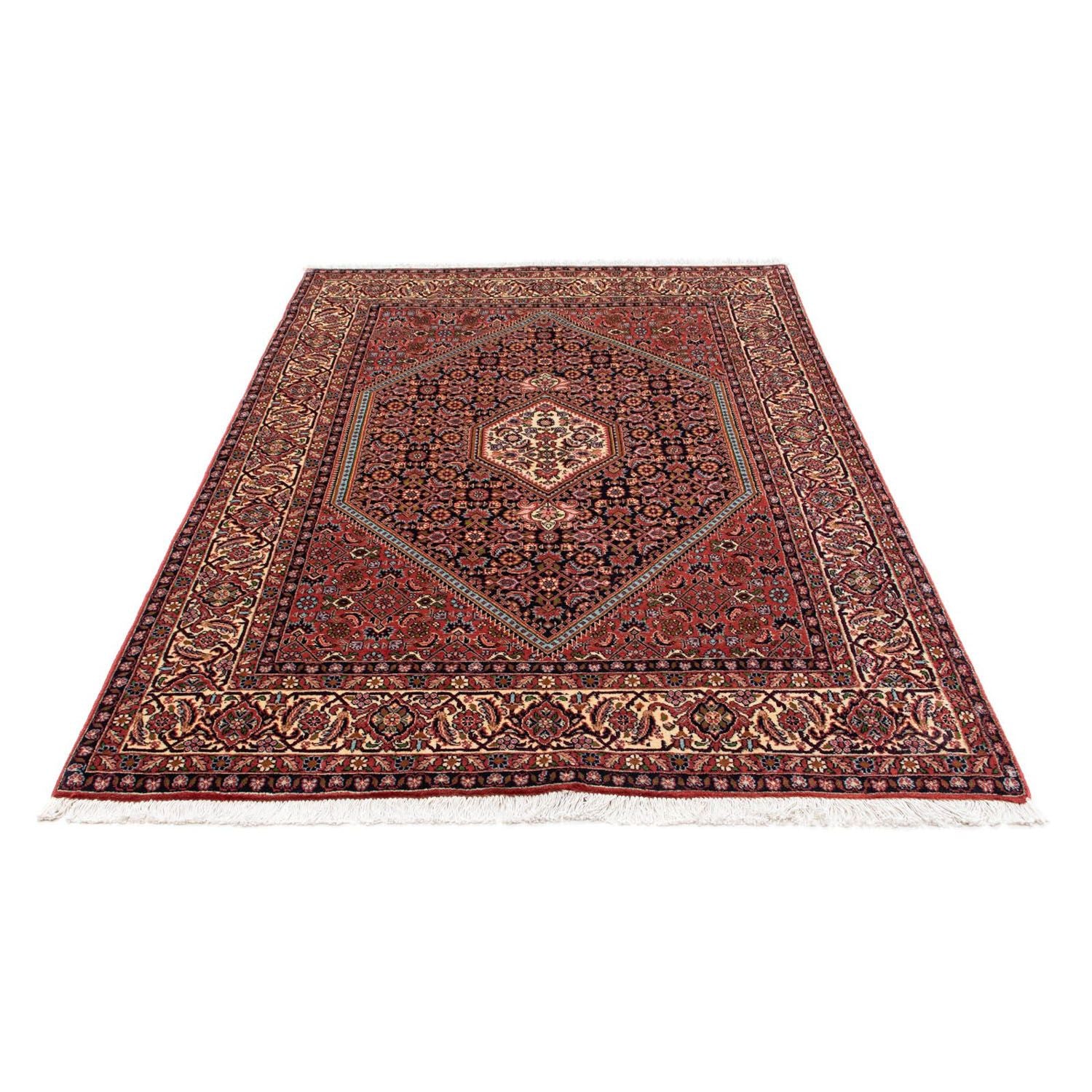 Persisk tæppe - Bijar - 206 x 136 cm - rød