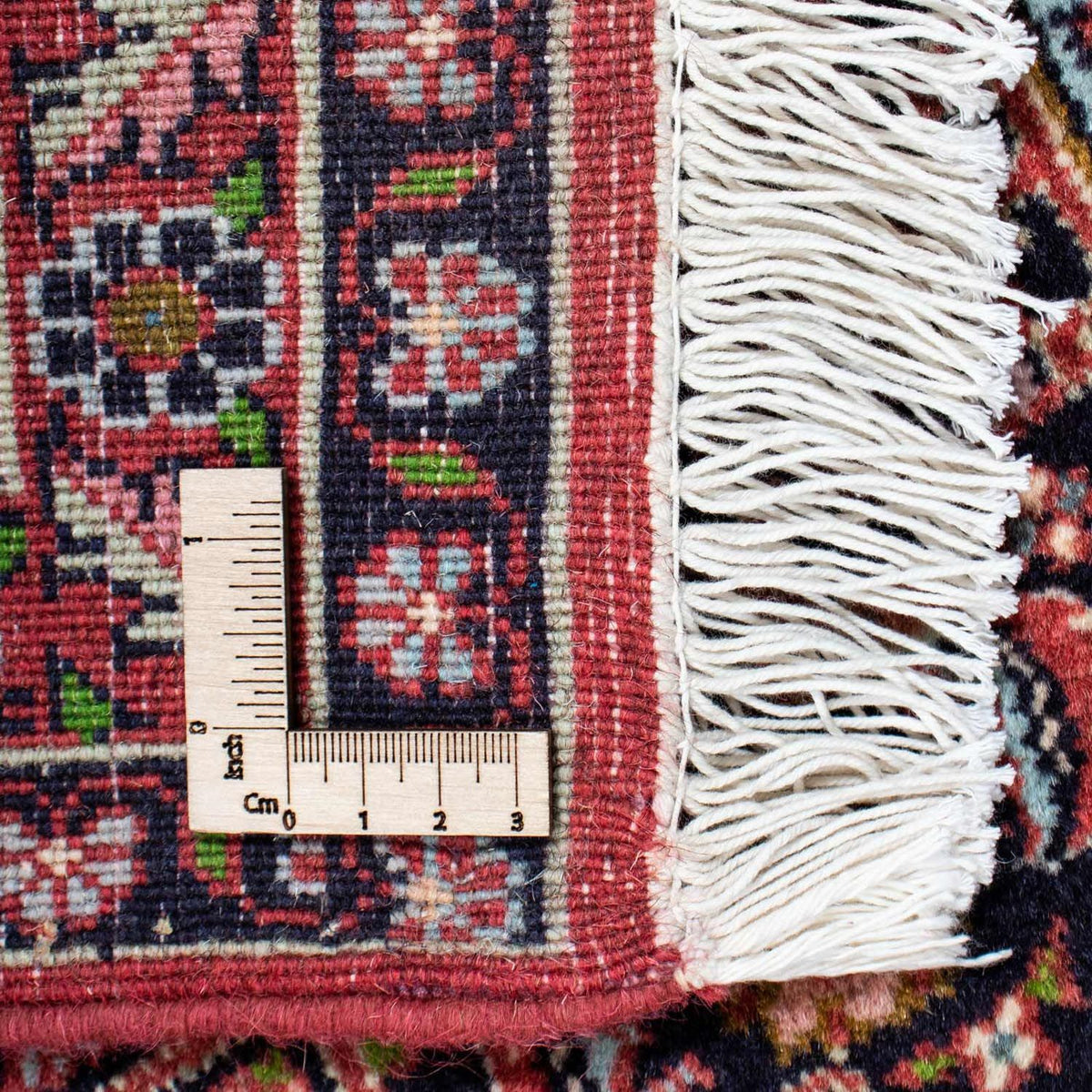 Persisk tæppe - Bijar - 206 x 136 cm - rød