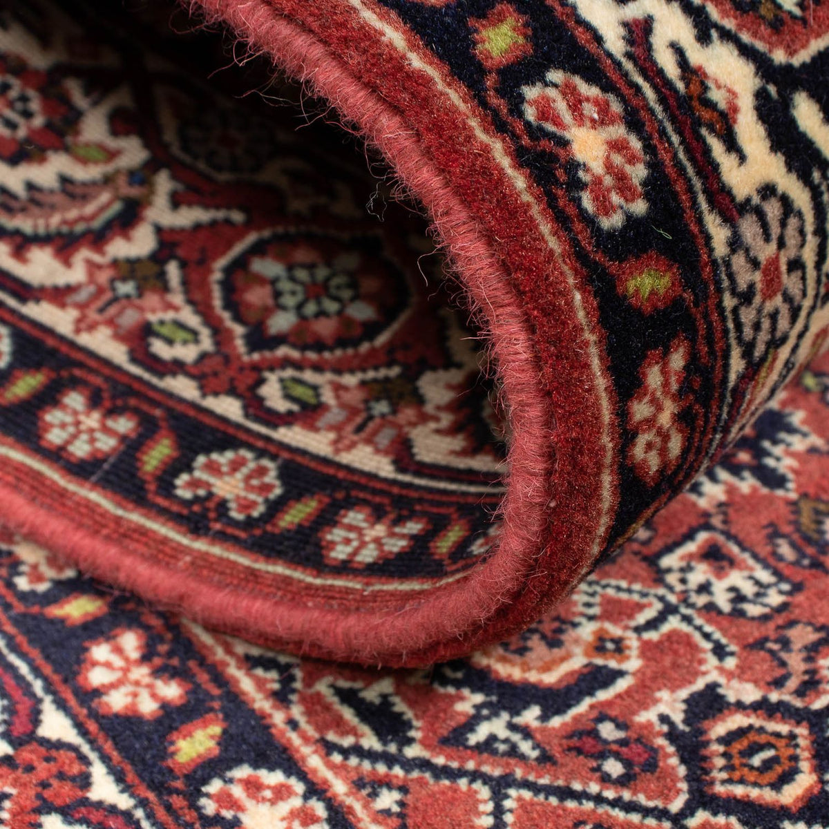 Løber Persisk tæppe - Bijar - 285 x 84 cm - mørkerød