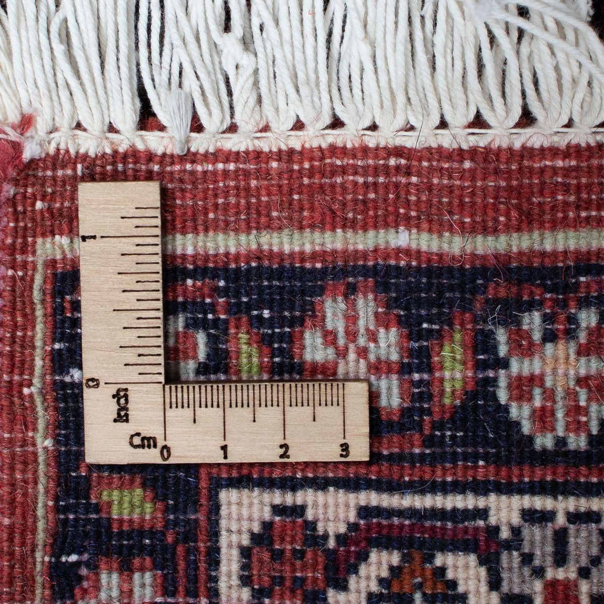 Løber Persisk tæppe - Bijar - 285 x 84 cm - mørkerød